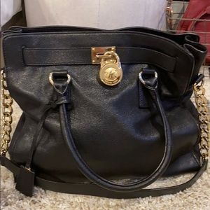 Michael Kors Black Leather Bag
